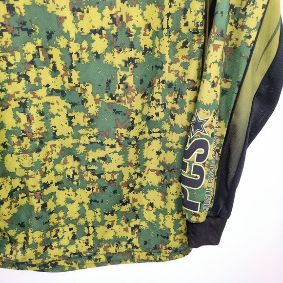 PCS Pursuit Combat Systems Paintball Jersey Digi Camo Green Small‎ VTG Tactical - Picture 5 of 9